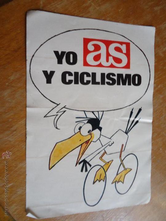 M&uacute;sica de colecci&oacute;n: ANTIGUA PEGATINA YO AS Y EL CICLISMO ,