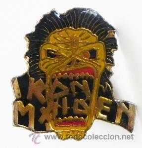M&uacute;sica de colecci&oacute;n: PIN DE IRON MAIDEN - GRUPO HEAVY METAL BRIT&Aacute;NICO A&Ntilde;OS 70 80 90 - M&Uacute;SICA BANDA