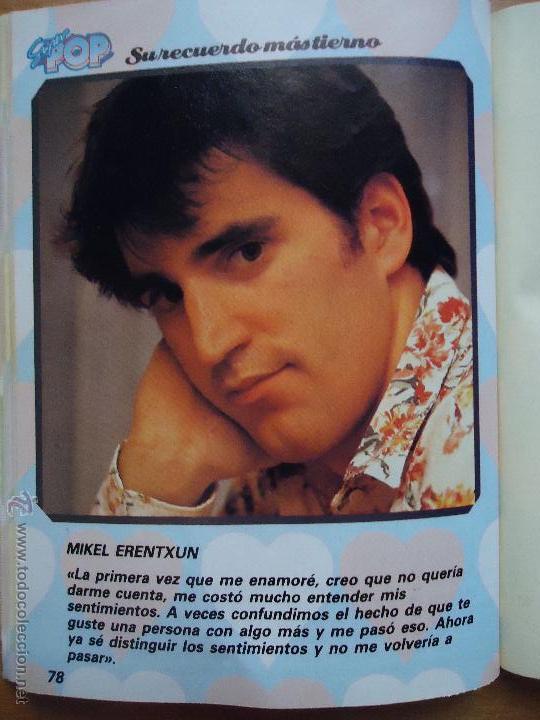 M&uacute;sica de colecci&oacute;n: fotografia de artista: hoja revista - antiguo super pop - mikel erentxun