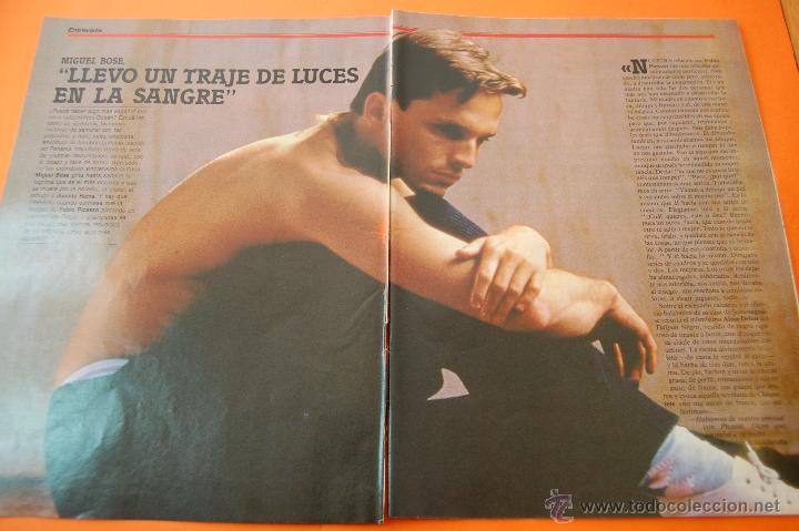 M&uacute;sica de colecci&oacute;n: ARTICULO - 1986 - MIGUEL BOSE LLEVO UN TRAJE DE LUCES EN LA SANGRE - 9 PAGINAS