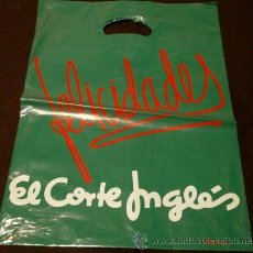 Música de colección: BOLSA ANTIGUA DISCOS - DISCOS EL CORTE INGLÉS - BARCELONA - PUBLICIDAD - AÑOS 80 (37 X 29,5 CM)