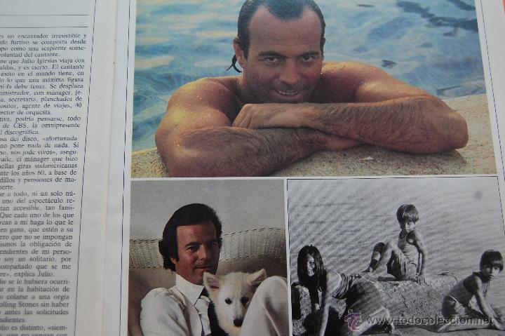 M&uacute;sica de colecci&oacute;n: RECORTE/ARTICULO 1981 - JULIO IGLESIAS TRIUNFA EN PARIS - MARADONA SOCIEDAD ANONIMA - 5 PAGINAS