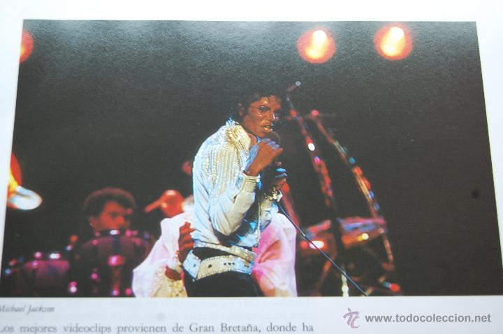 M&uacute;sica de colecci&oacute;n: ARTICULO/RECORTE 1985 - MICHAEL JACKSON - 21 X 14 CM