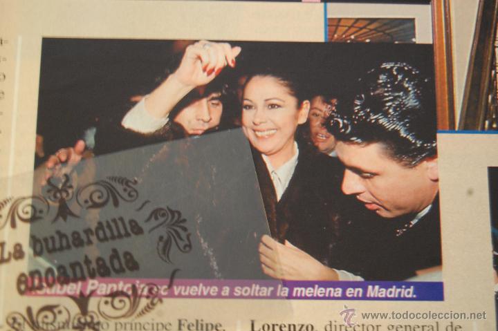 M&uacute;sica de colecci&oacute;n: RECORTE/ARTICULO 1997 - ISABEL PANTOJA JUNCAL RIVERO ANTONIO BANDERAS MELANIE GRIFFITH MADONNA