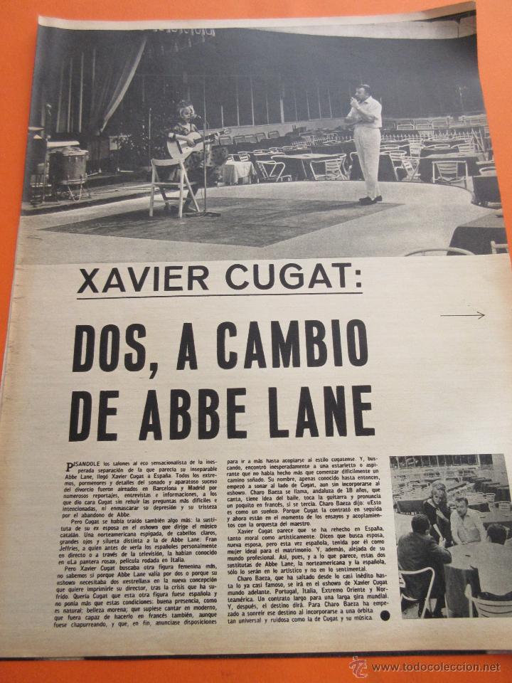 M&uacute;sica de colecci&oacute;n: ARTICULO 1964 - XAVIER CUGAT CHARO BAEZA Y FRAN JEFFRIES POR ABBE LANE - 2 PAGINAS