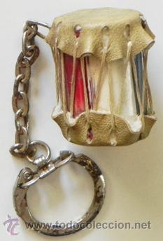 M&uacute;sica de colecci&oacute;n: ANTIGUO LLAVERO TAMBOR MINIATURA - INSTRUMENTO MUSICAL - TAMBORCITO -M&Aacute;S LLAVEROS EN OTRAS SECCIONES