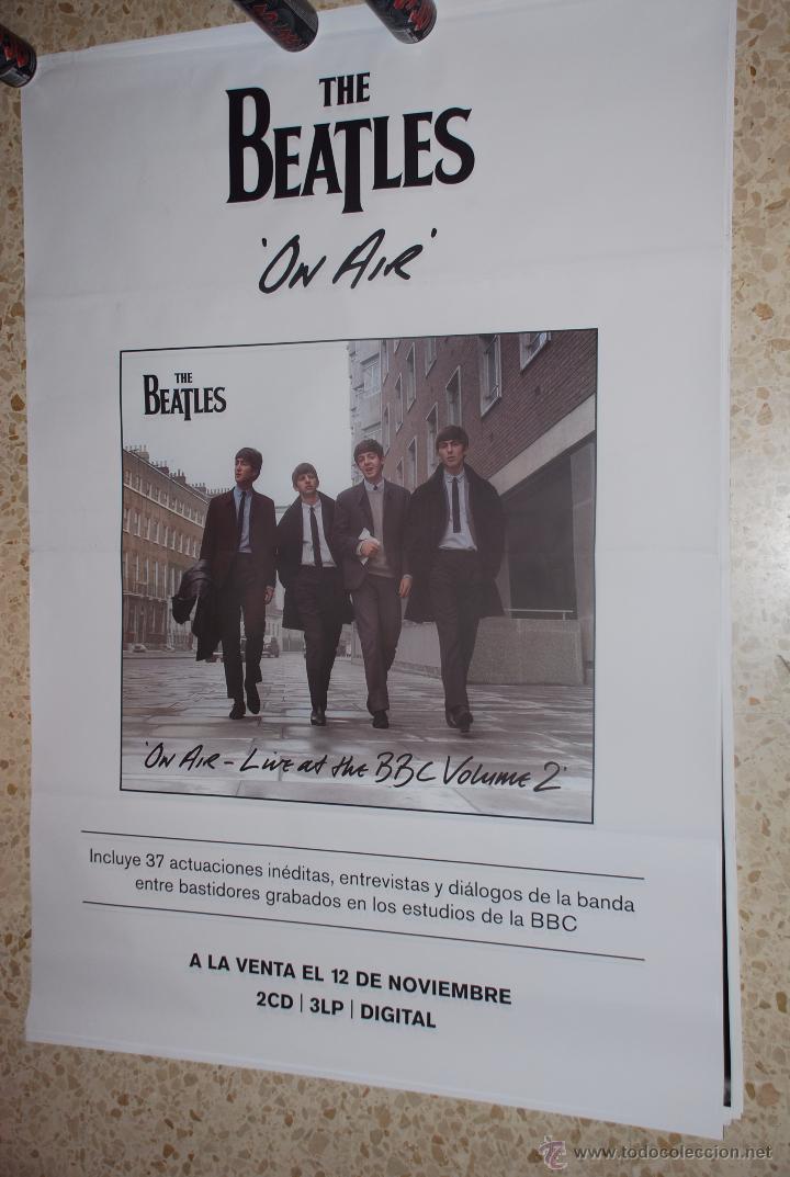 M&uacute;sica de colecci&oacute;n: THE BEATLES **ON AIR**   CARTEL 100x140CM APROX.