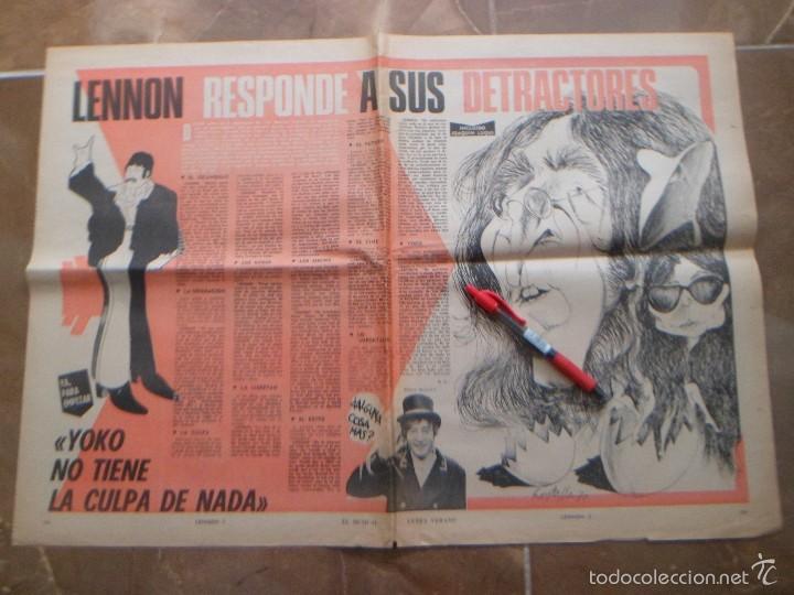 M&uacute;sica de colecci&oacute;n: BEATLES --- Reportaje de JOHN LENNON respondiendo a sus detractores - 1971 - raro