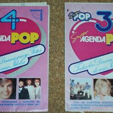 Música de colección: SUPER POP AGENDA 3 Y SUPER POP AGENDA 4-COMPLETAS 16 PG.LLENAS DE FOTOS BUEN ESTADO VER GASTOS Y ENV. Lote 56607731