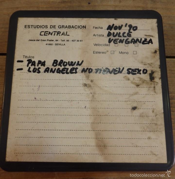 M&uacute;sica de cole&ccedil;&atilde;o: DULCE VENGANZA curiosa CINTA grabacion ANTIGUA magnetofon , para playback, muy rara