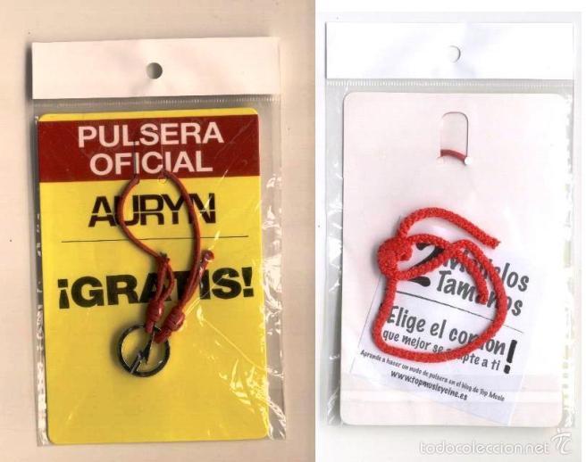 M&uacute;sica de colecci&oacute;n: AURYN PULSERA OFICIAL - CORD&Oacute;N ROJO - Foto 1