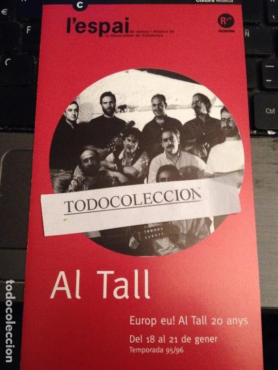 M&uacute;sica de colecci&oacute;n: Diptic lEspai gener 1995 programa  AL TALL 20 anys: Europ eu! - Foto 1