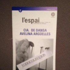 Música de colección: DIPTIC L'ESPAI 96-97 CIA. DE DANSA AVELINA ARGUELLES BAILANDO CON EL TRES