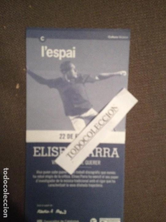 M&uacute;sica de colecci&oacute;n: HOJA PROMO PROGRAMACIO Lespai 2003 - ELISEO PARRA - Foto 1