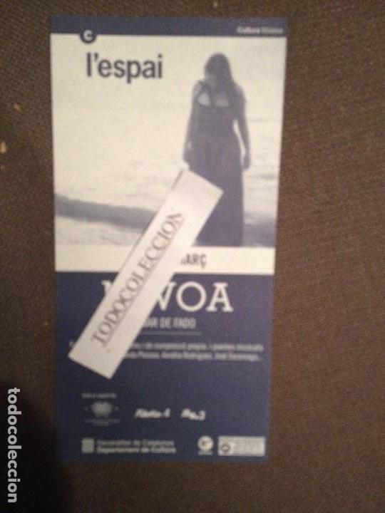 M&uacute;sica de colecci&oacute;n: HOJA PROMO PROGRAMACIO Lespai 2003 - NEVOA - Foto 1