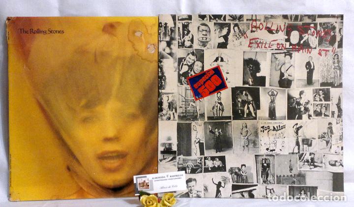 M&uacute;sica de colecci&oacute;n: The Rolling Stones, DOS CARATULAS O CARPETAS DE DISCOS DE LA &Eacute;POCA. A&Ntilde;O 1972