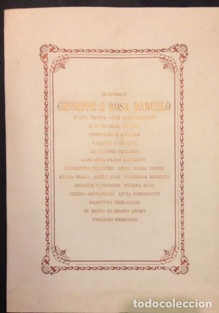 M&uacute;sica de colecci&oacute;n: GIUSEPPE E ROSA BARCELO 1858 SONETTO, PROGRAMA