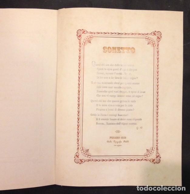 M&uacute;sica de colecci&oacute;n: GIUSEPPE E ROSA BARCELO 1858 SONETTO, PROGRAMA - Foto 2