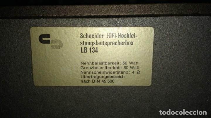 M&uacute;sica de colecci&oacute;n: columnas bafles Schneider LB 134 - Foto 5