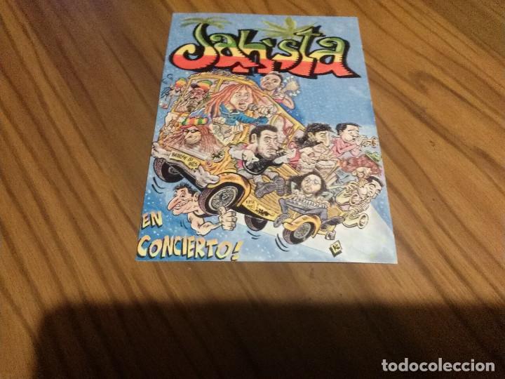 M&uacute;sica de colecci&oacute;n: JAH&acute;STA. EN CONCIERTO. L&Aacute;MINA  PROMO TAMA&Ntilde;O POSTAL DE LA BANDA. BUEN ESTADO. RARO