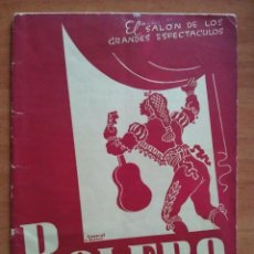 Música de colección: BOLERO - EL SALÓN DE LOS GRANDES ESPECTACULOS - BARCELONA. Lote 76040255