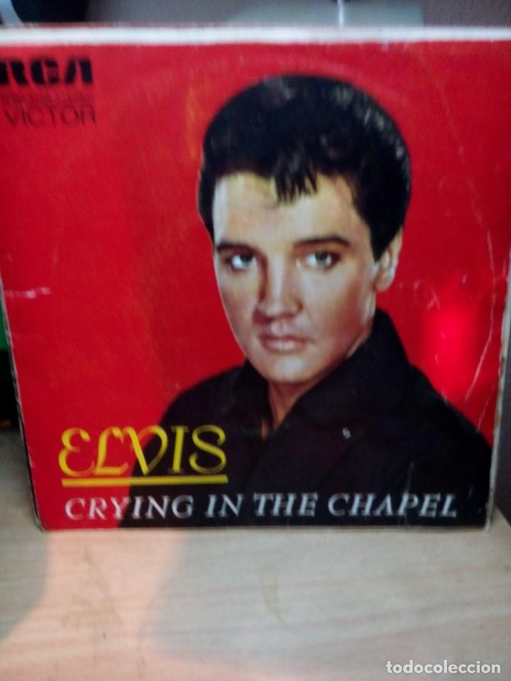 M&uacute;sica de colecci&oacute;n: SOLO CARATULA - ELVIS PRESLEY - CRYING IN THE CHAPEL