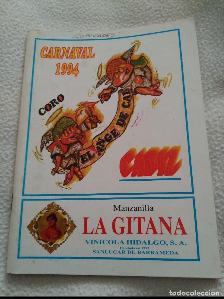 M&uacute;sica de colecci&oacute;n: carnaval de cadiz coro el ange de cai 1994