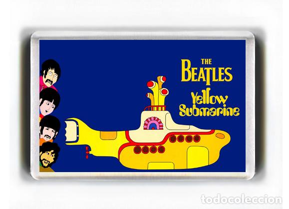 M&uacute;sica de colecci&oacute;n: IMAN ACRILICO NEVERA - MUSICA THE BEATLES YELLOW SUBMARINE