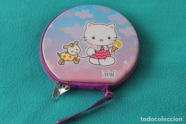 M&uacute;sica de colecci&oacute;n: ESTUCHE HELLO KITTY-Guarda CD-A&ntilde;os 90 - Foto 1