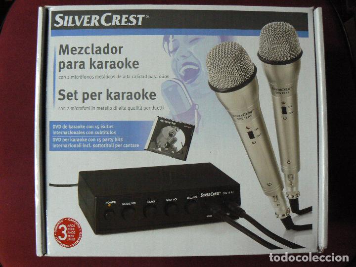 karaoke silver crest-equipo de 2 y r - Compra venta en todocoleccion