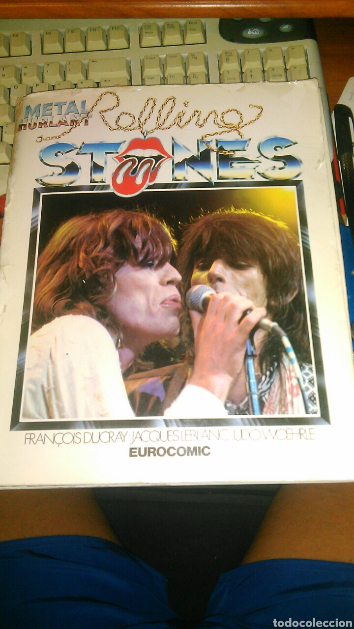 M&uacute;sica de colecci&oacute;n: Rolling stones libro metal hurlant eurocomic.espa&ntilde;a 1982.en castellano