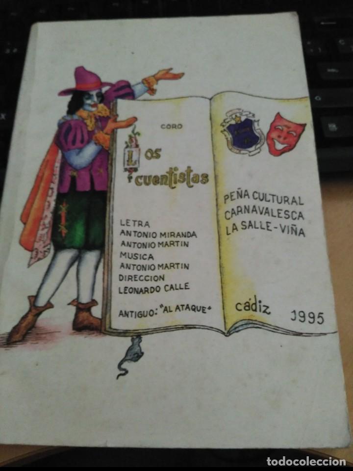 M&uacute;sica de colecci&oacute;n: carnaval de cadiz coro los cuentistas libreto  1995