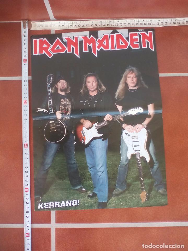 M&uacute;sica de colecci&oacute;n: Poster de Iron Maiden - Buckcherry de la revista musical Kerrang! Metal, Heavy, rock