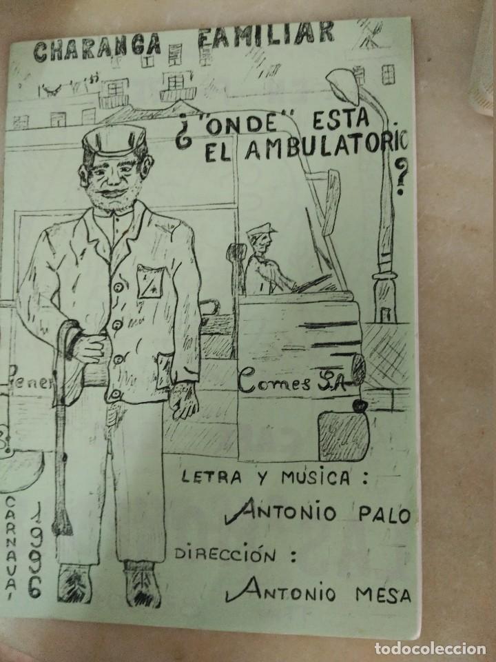 M&uacute;sica de colecci&oacute;n: carnaval de cadiz libreto charanga ilegal &iquest;donde est&aacute; el ambulatorio?  1996