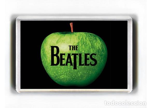 M&uacute;sica de colecci&oacute;n: IMAN ACRILICO NEVERA - MUSICA THE BEATLES APPLE MANZANA
