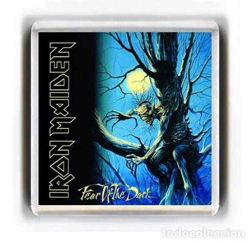 M&uacute;sica de colecci&oacute;n: IMAN ACRILICO NEVERA - MUSICA IRON MAIDEN FEAR OF THE DARK