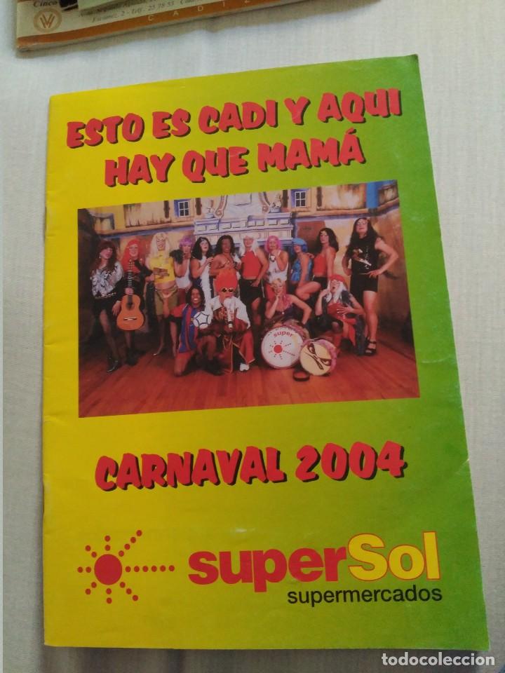 M&uacute;sica de colecci&oacute;n: carnaval de cadiz libreto chirigota esto es cadi y aqui hay que mam&aacute;  2004