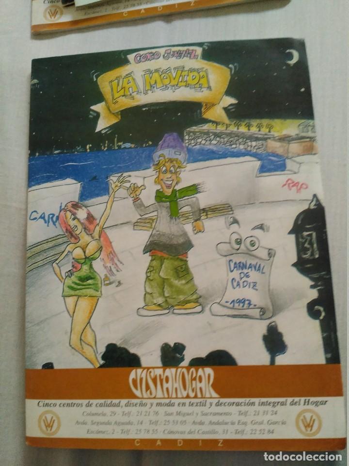 M&uacute;sica de colecci&oacute;n: carnaval de cadiz libreto coro juvenil la movida 1997