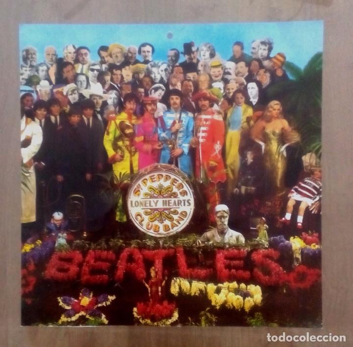 M&uacute;sica de colecci&oacute;n: the beatles. sgt peppers. hoja de calendario a&ntilde;o 2009. 30 x 30 cms