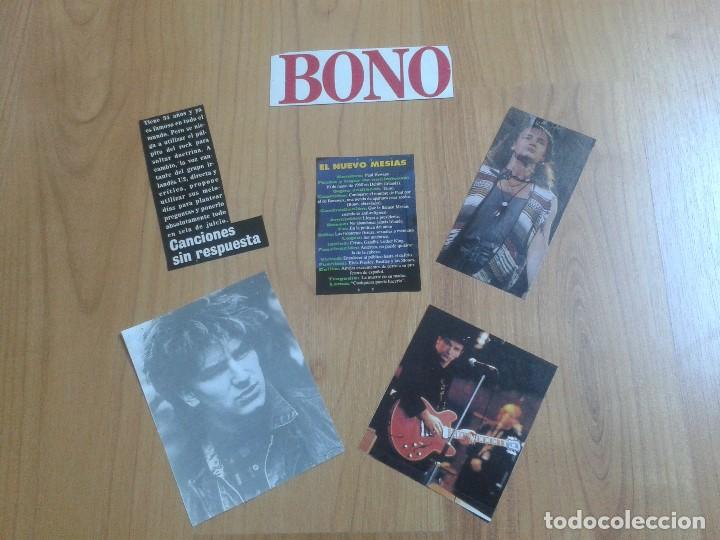 M&uacute;sica de colecci&oacute;n: 6 Recortes de Bono -- Variado -- A&ntilde;os 80 y 90 -- U2