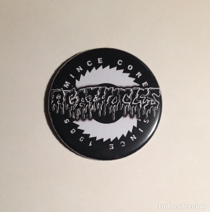 M&uacute;sica de colecci&oacute;n: AGATHOCLES - LOGO IM&Aacute;N NEVERA 59MM - GRINDCORE - Foto 1