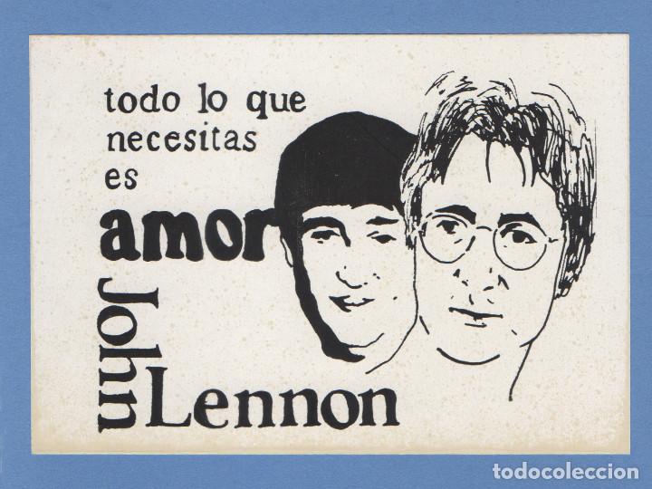 M&uacute;sica de colecci&oacute;n: PEGATINA JOHN LENNON - TODO LO QUE NECESITAS ES AMOR