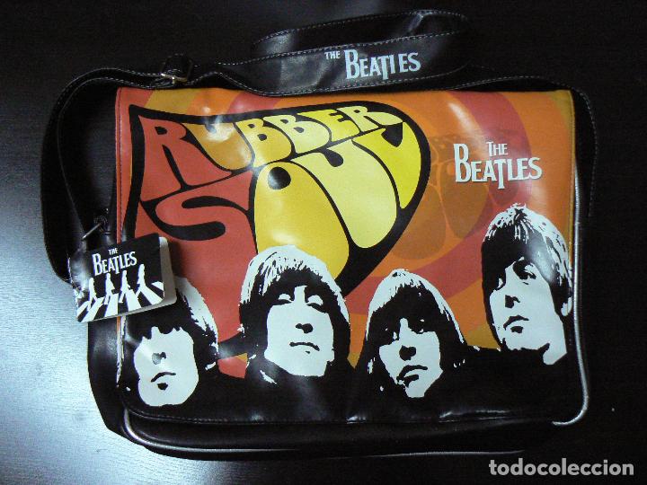 M&uacute;sica de colecci&oacute;n: BOLSA RETRO BEATLES RUBBER SOUL. nuevo y con etiqueta