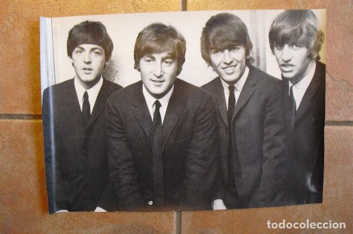 M&uacute;sica de colecci&oacute;n: LOS BEATLES: POSTER PAPEL LAMINADO NUEVO -ORIGEN CHILE-IDEAL PARA ENMARCAR!!
