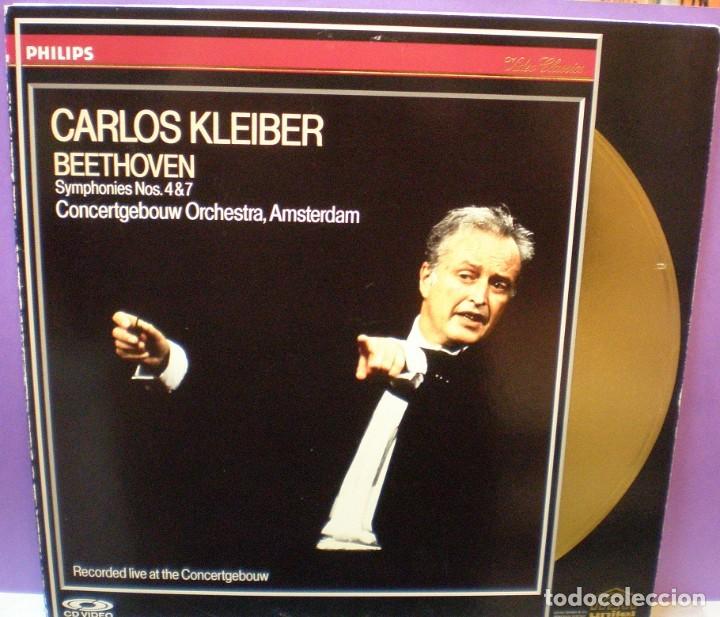 M&uacute;sica de colecci&oacute;n: Beethoven - Carlos Kleiber - Symphonies 4 & 7 - Laserdisc Pal 1983 72 min.