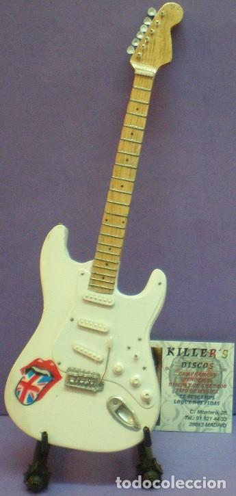 M&uacute;sica de colecci&oacute;n: Guitarra Rolling Stones Tongue - (Tributo a la banda) - Serigrafiada.