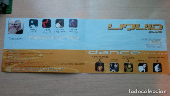 M&uacute;sica de colecci&oacute;n: Flyer Discoteca Liquid - Foto 2