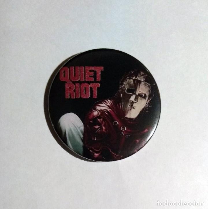 Musique de collection: QUIET RIOT - METAL HEALTH CHAPA 59mm (CON IMPERDIBLE) - HARD ROCK HEAVY METAL