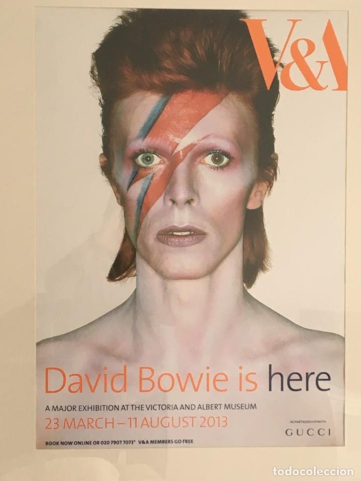 M&uacute;sica de colecci&oacute;n: P&oacute;ster David Bowie Original Expo Londres 2013