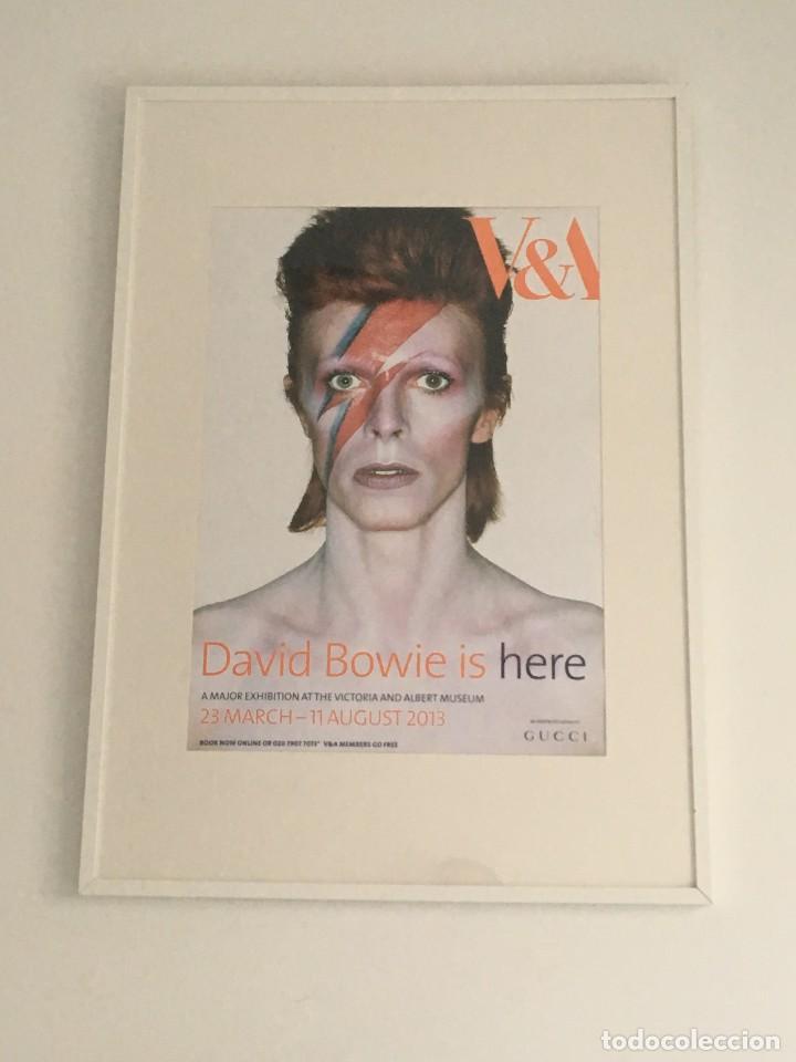 Música de colección: Póster David Bowie Original Expo Londres 2013 - Foto 2 - 114837699